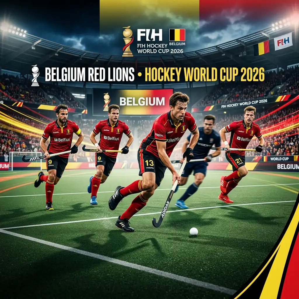Belgium Red Lions Hockey World Cup 2026 - Belfius Hockey Arena Wavre