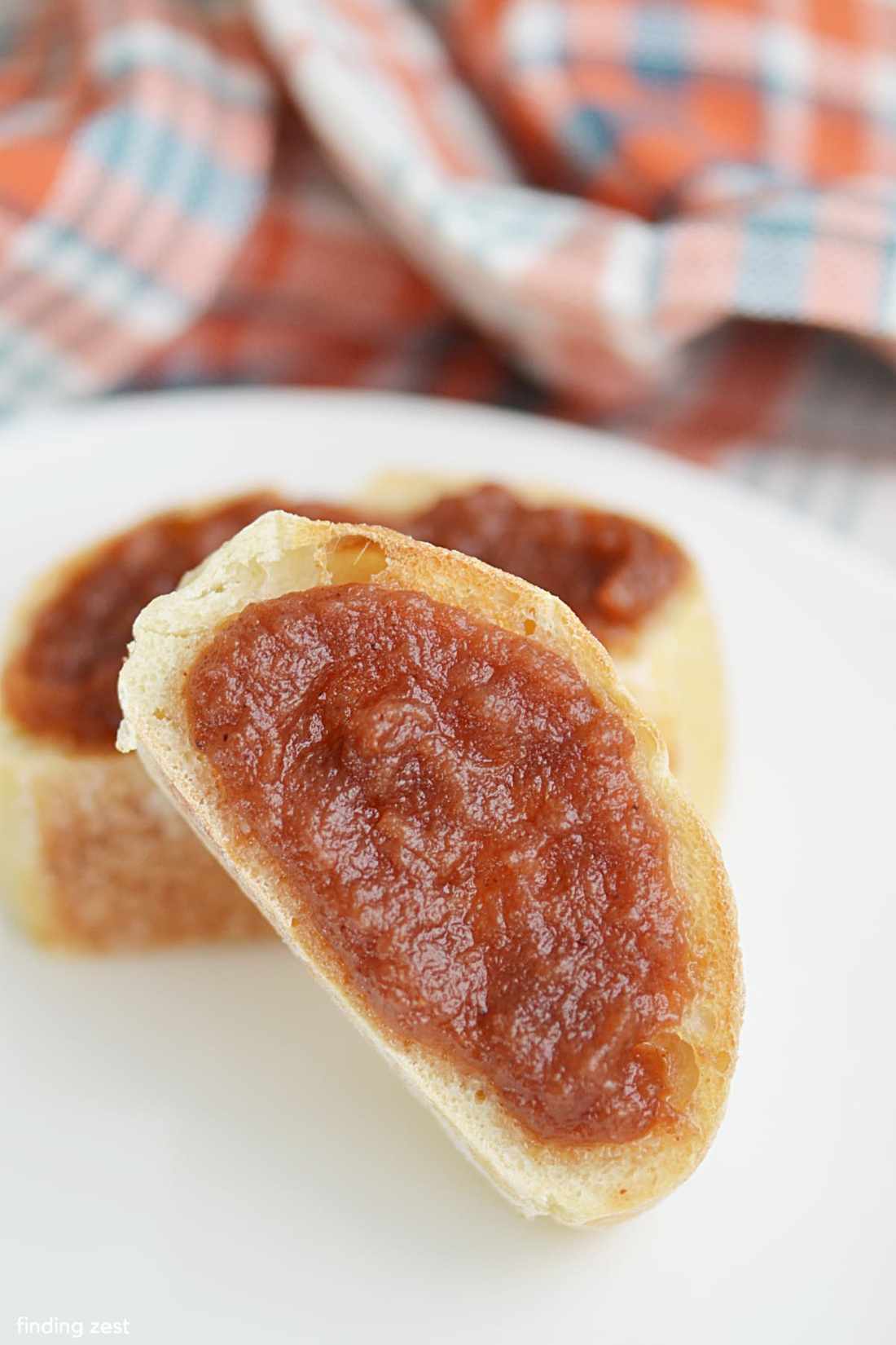 Rustic apple butter in mason jar, caramelized apples, vanilla, cinnamon, cloves aroma