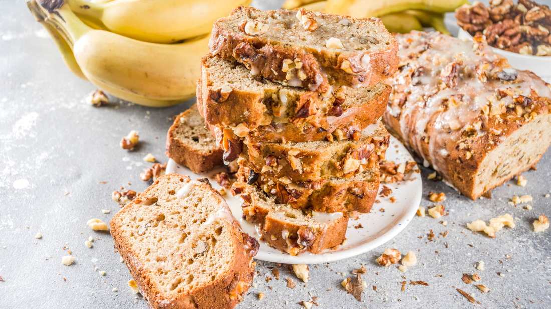 Golden‑crusted ultra‑moist banana bread with a tender crumb and fragrant banana aroma