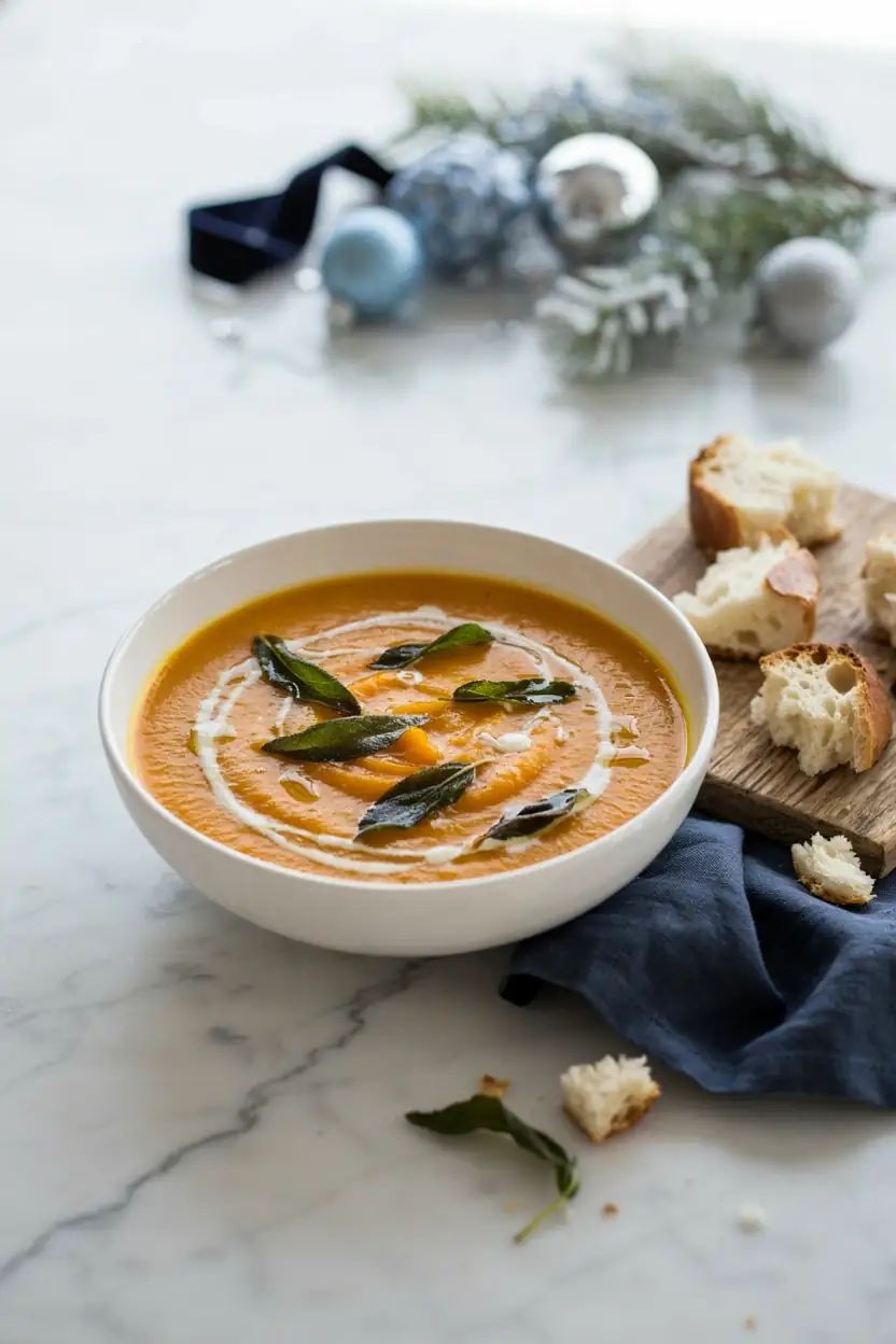 Christmas Potluck Ideas Creamy Butternut Squash Soup