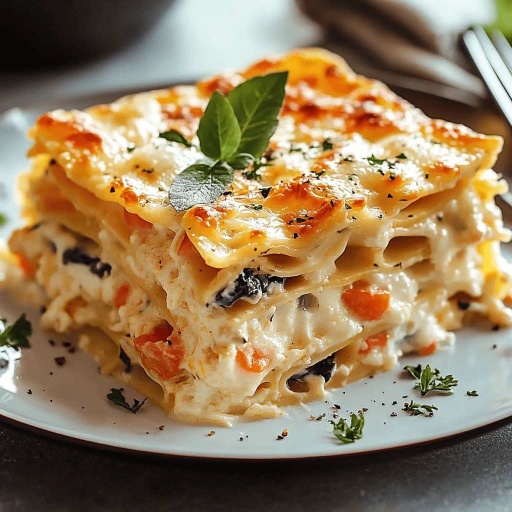 Traditional lasagna with hearty meat sauce, layers of pasta, mozzarella, and ricotta